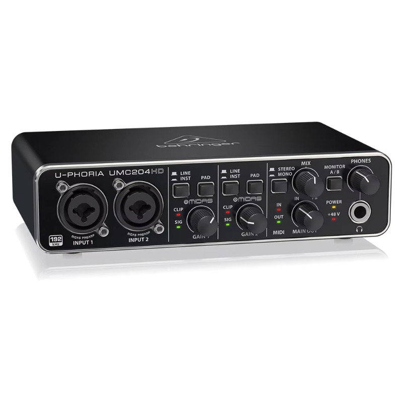 Audio Without Music - Interface de Áudio USB 2.0 Behringer