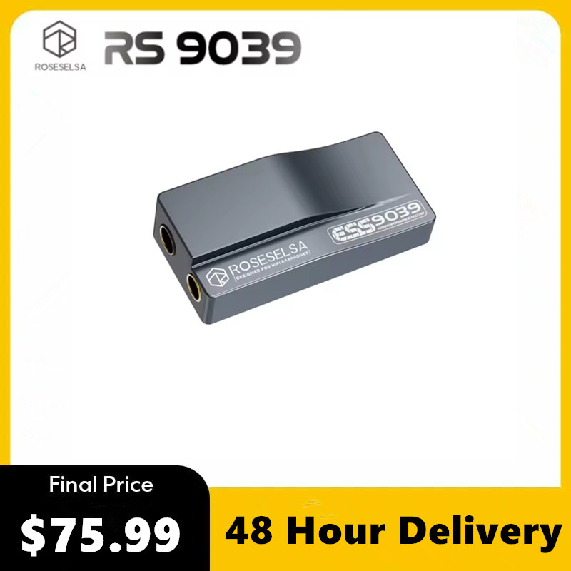 Portable Amplifier Mini - ROSESELSA RS9039 DAC/AMP USB Portátil de