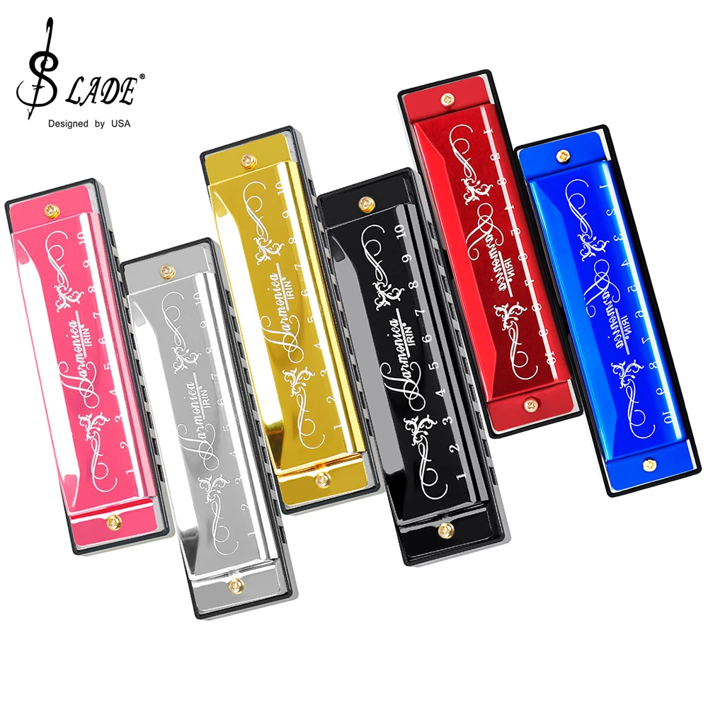 Harmonica 10 Hole - Slade gaita profissional 10 buracos 20