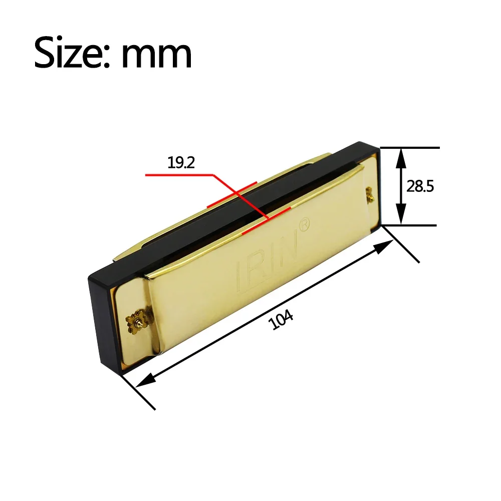 Irin gaita 10 buracos 20 tons  - Harmonica 10 Hole avaliação e preço