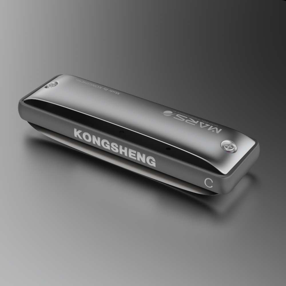 Kongsheng m1mars buraco redond - Harmonica 10 Hole avaliação e preço