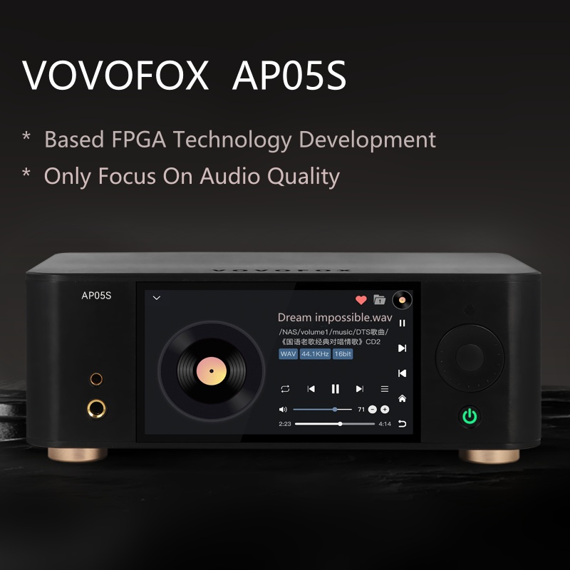 VOVOFOX-HiFi AP05S Reprodutor  - Audio Music Mp3 Free avaliação e preço